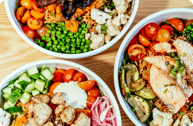 Boga Superfoods menu bowls