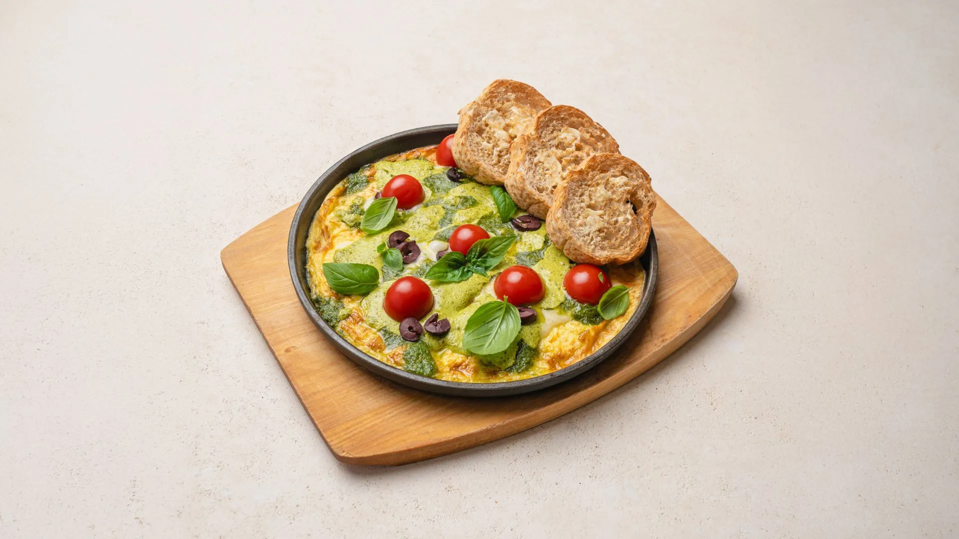 Basil Pesto Omelette