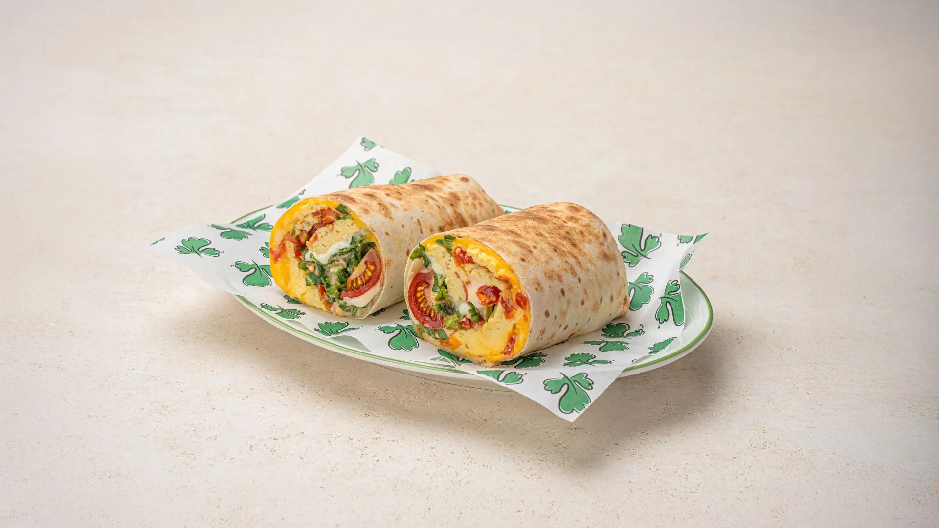 Vegetarian Omelette Wrap
