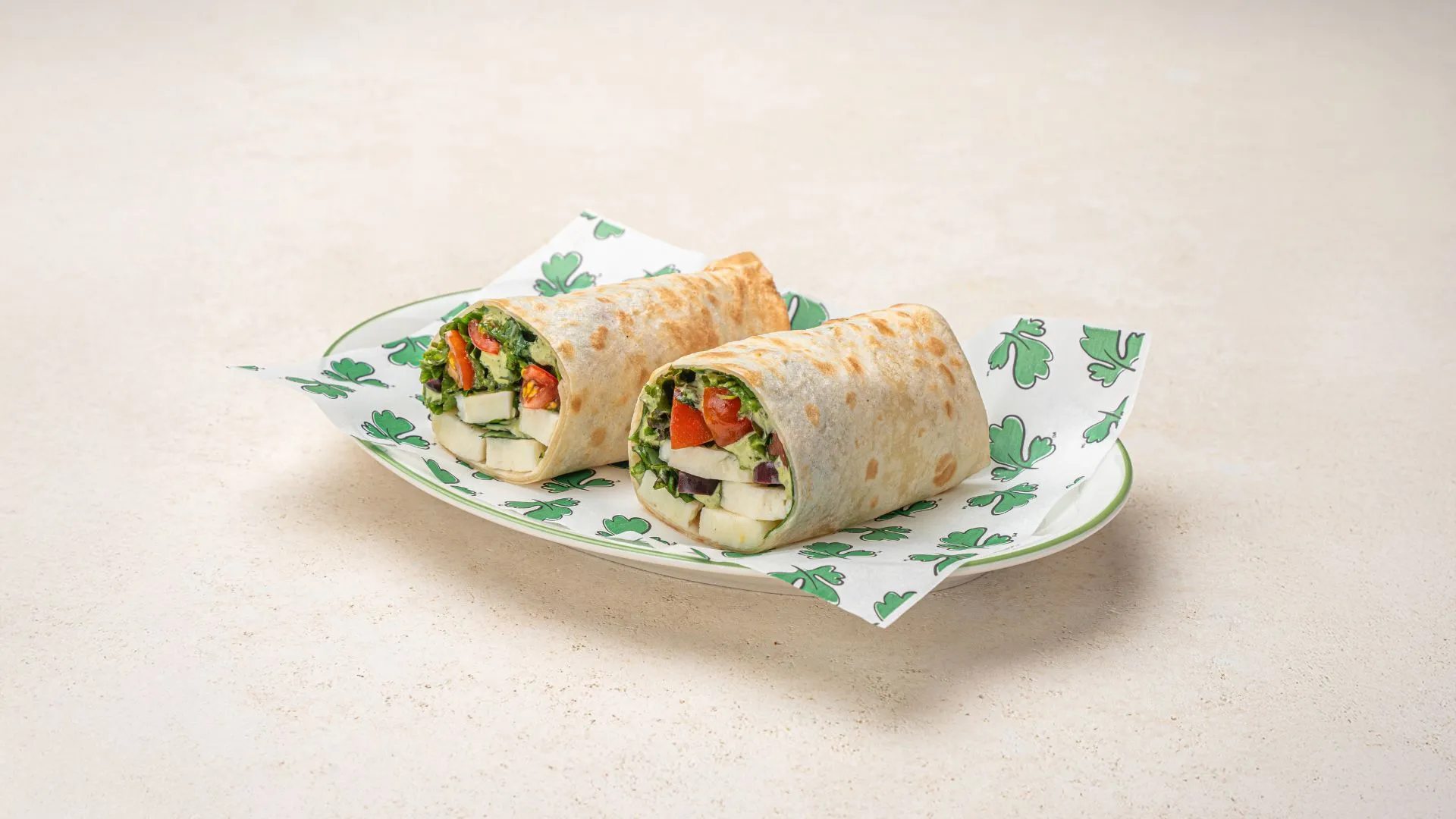 Halloumi Pesto Wrap