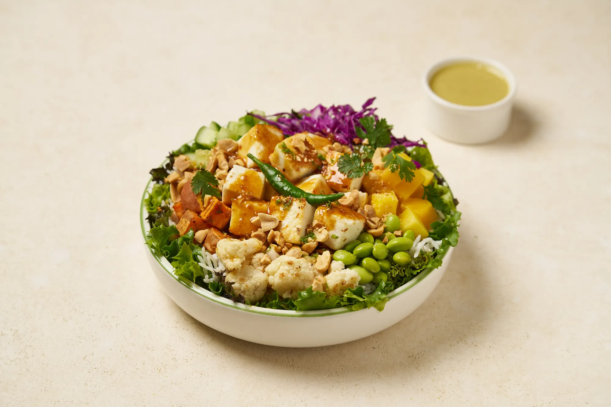 Thai Peanut Bowl with Tofu & Sweet Potato